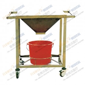 FC-31 stainles steel debridement trolley