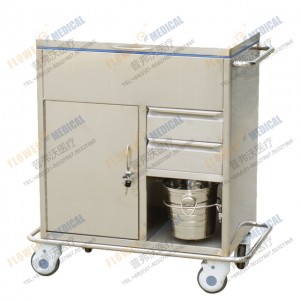 FC-20 stainles steel emergency trolley