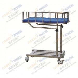 FC-7 Stainless steel sticking baby trolley