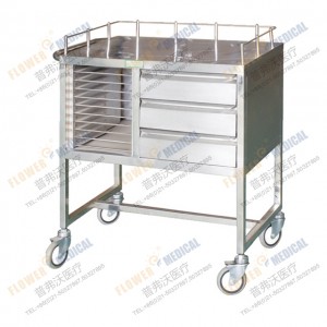 FC-27 stainles steel wards visit trolley