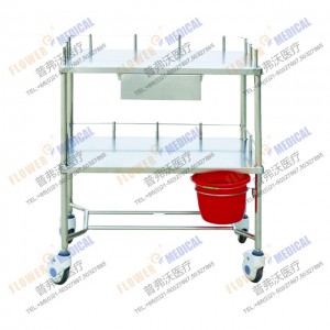 FC-6 stainless steel lifting stretcher trolley
